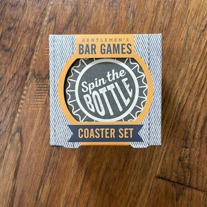 Gentlemen’s Bar Games 25 Coasters Reversible Pub Style Mancave Trivia